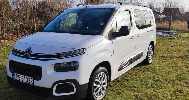 Citroen Berlingo cena 102000 przebieg: 39000, rok produkcji 2022 z Bełchatów małe 79